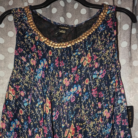 ANNA & ROSE Sleeveless Hi-Lo Maxi Cover-Up/Dress OS - Picture 3 of 14